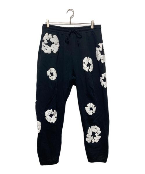 Denim Tears（デニムティアーズ）Denim Tears (デニムティアーズ) Cotton Wreath Baggy Sweatpants ブラック サイズ:XXLの古着・服飾アイテム