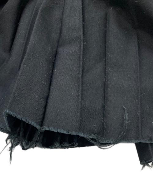 sacai（サカイ）sacai (サカイ) ドッキングギャザー ロングワンピース インディゴ×ブラック サイズ:1の古着・服飾アイテム