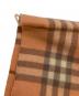 中古・古着 Burberry's (バーバリーズ) カシミヤチェックマフラー オレンジ：5000円
