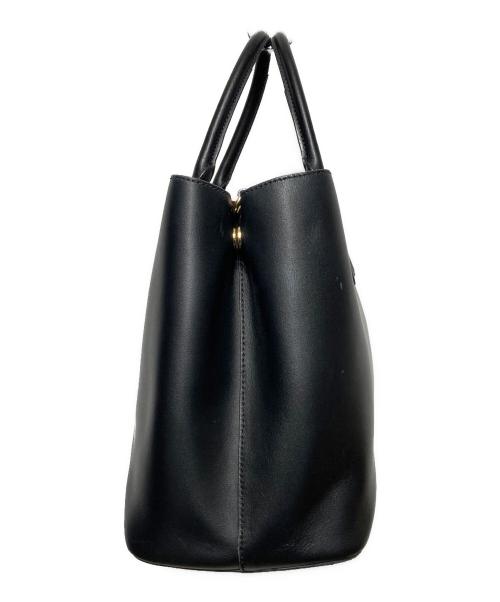 LAUREN RALPH LAUREN（ローレンラルフローレン）LAUREN RALPH LAUREN (ローレンラルフローレン) トートバッグ ブラックの古着・服飾アイテム