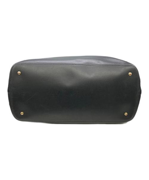 LAUREN RALPH LAUREN（ローレンラルフローレン）LAUREN RALPH LAUREN (ローレンラルフローレン) トートバッグ ブラックの古着・服飾アイテム