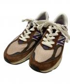 NEW BALANCEニューバランス）の古着「ローカットスニーカー」｜ブラウン