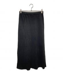 DRESSTERIOR（ドレステリア）の古着「リネン裏毛スカート」｜ブラック