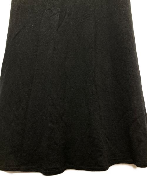 DRESSTERIOR（ドレステリア）DRESSTERIOR (ドレステリア) リネン裏毛スカート ブラック サイズ:36の古着・服飾アイテム