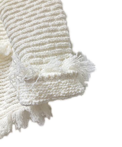 allureville（アルアバイル）allureville (アルアバイル) ミックスツイードニットジャケット ホワイト サイズ:2の古着・服飾アイテム