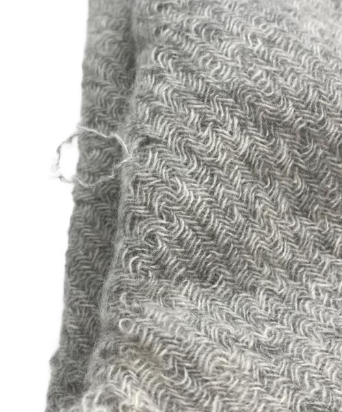 elegancese（エレガンセーゼ）elegancese (エレガンセーゼ) カシミヤストール グレーの古着・服飾アイテム