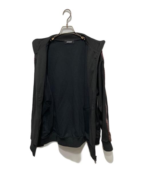 OPENING act（オープニングアクト）OPENING ACT (オープニングアクト) サイドデザインハイネックトラックジャケット ブラック サイズ:Mの古着・服飾アイテム