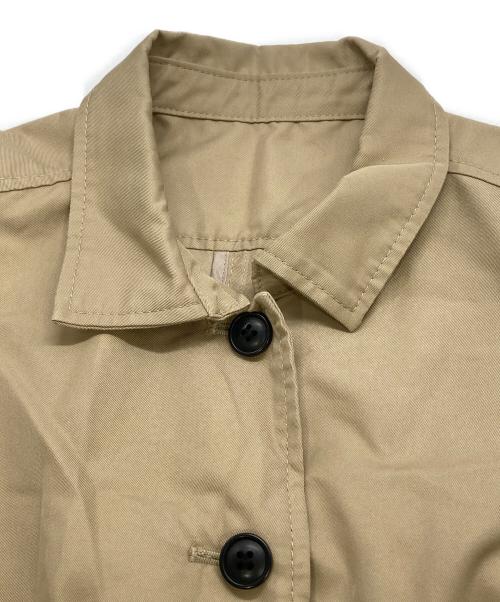 Noble（ノーブル）Noble (ノーブル) トレンチライクコクーンワンピース ベージュ サイズ:36の古着・服飾アイテム