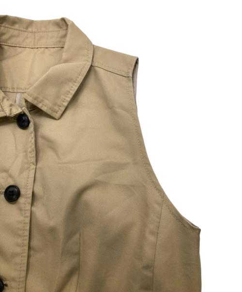 Noble（ノーブル）Noble (ノーブル) トレンチライクコクーンワンピース ベージュ サイズ:36の古着・服飾アイテム