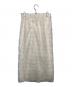 THE PAUSE (ザポーズ) ラインチュールスカート ベージュ サイズ:free：7000円