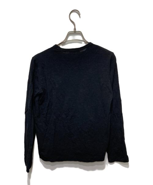 tricot COMME des GARCONS（トリココムデギャルソン）tricot COMME des GARCONS (トリココムデギャルソン) 90sヴィンテージ カーブ切替 ウールジャージー ニット カットソー ブラック サイズ:表記なしの古着・服飾アイテム