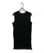 ROBE DE CHAMBRE COMME DES GARCONSローブドシャンブル コムデギャルソン）の古着「ノースリーブニット」｜ブラック