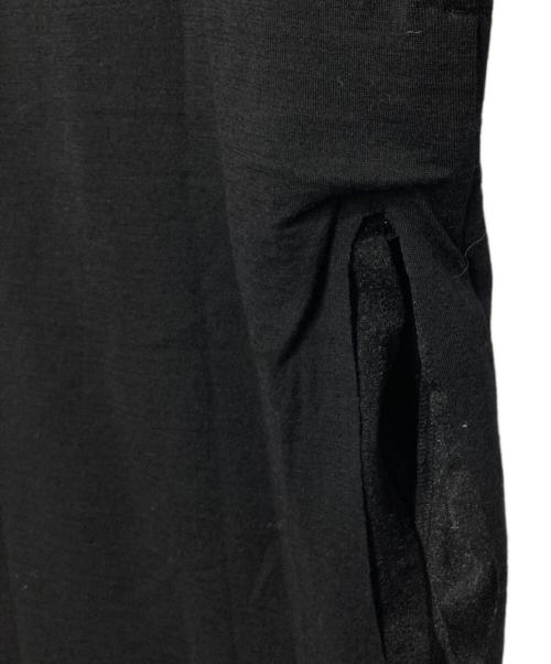ROBE DE CHAMBRE COMME DES GARCONS（ローブドシャンブル コムデギャルソン）ROBE DE CHAMBRE COMME DES GARCONS (ローブドシャンブル コムデギャルソン) ノースリーブニット ブラック サイズ:表記なしの古着・服飾アイテム