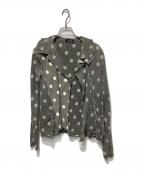 tricot COMME des GARCONSトリココムデギャルソン）の古着「ウールドットジャケット」｜グレー