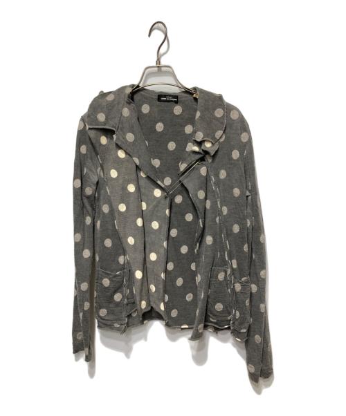 tricot COMME des GARCONS（トリココムデギャルソン）tricot COMME des GARCONS (トリココムデギャルソン) ウールドットジャケット グレー サイズ:表記なしの古着・服飾アイテム