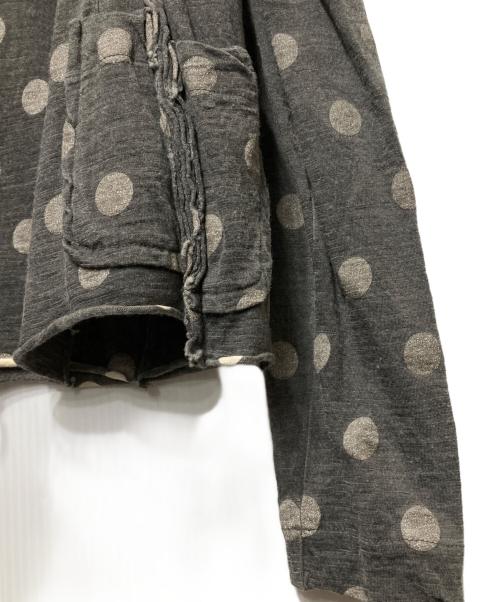 tricot COMME des GARCONS（トリココムデギャルソン）tricot COMME des GARCONS (トリココムデギャルソン) ウールドットジャケット グレー サイズ:表記なしの古着・服飾アイテム