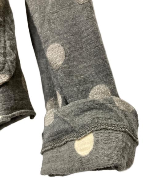 tricot COMME des GARCONS（トリココムデギャルソン）tricot COMME des GARCONS (トリココムデギャルソン) ウールドットジャケット グレー サイズ:表記なしの古着・服飾アイテム