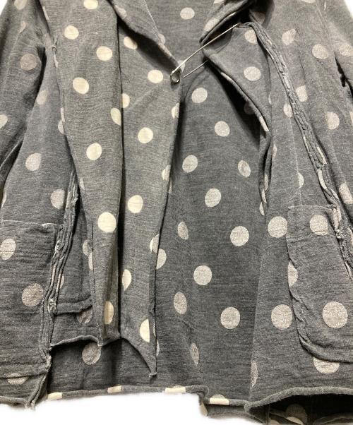 tricot COMME des GARCONS（トリココムデギャルソン）tricot COMME des GARCONS (トリココムデギャルソン) ウールドットジャケット グレー サイズ:表記なしの古着・服飾アイテム