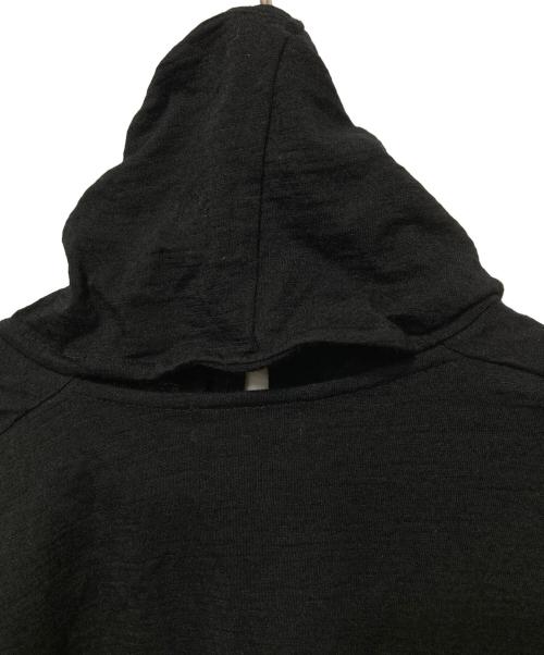 tricot COMME des GARCONS（トリココムデギャルソン）tricot COMME des GARCONS (トリココムデギャルソン) カットネックウールプルオーバートップス ブラック サイズ:表記なしの古着・服飾アイテム