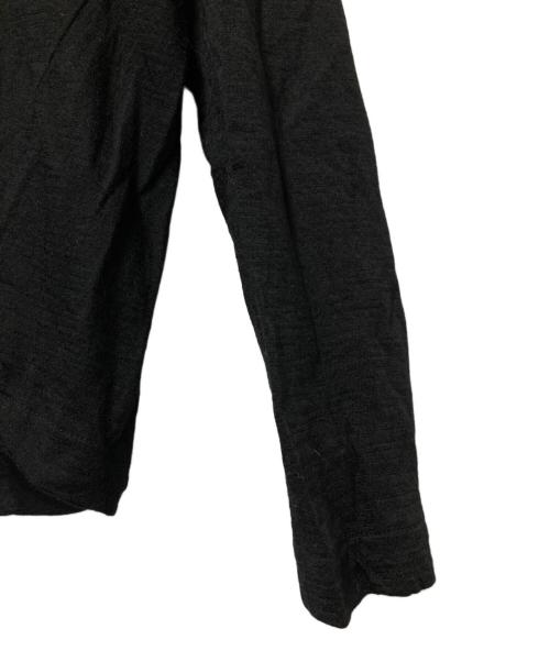 tricot COMME des GARCONS（トリココムデギャルソン）tricot COMME des GARCONS (トリココムデギャルソン) カットネックウールプルオーバートップス ブラック サイズ:表記なしの古着・服飾アイテム