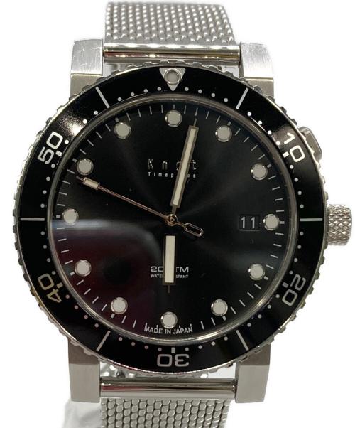 KNOT（ノット）KNOT (ノット) リストウォッチ ブラックの古着・服飾アイテム