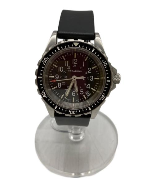 MARATHON（マラソン）MARATHON (マラソン) TSAR36mm Divers Quartz ブラックの古着・服飾アイテム