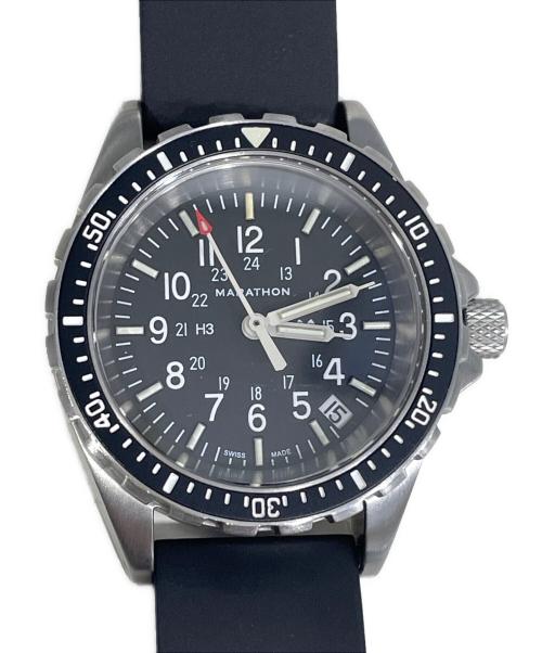 MARATHON（マラソン）MARATHON (マラソン) TSAR36mm Divers Quartz ブラックの古着・服飾アイテム