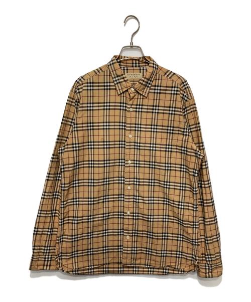 BURBERRY LONDON（バーバリーロンドン）BURBERRY LONDON (バーバリーロンドン) ノバチェックシャツ ベージュ サイズ:Lの古着・服飾アイテム