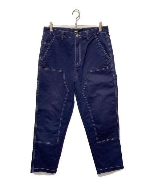 stussy（ステューシー）stussy (ステューシー) ダブルニーペインターパンツ ネイビー サイズ:32の古着・服飾アイテム