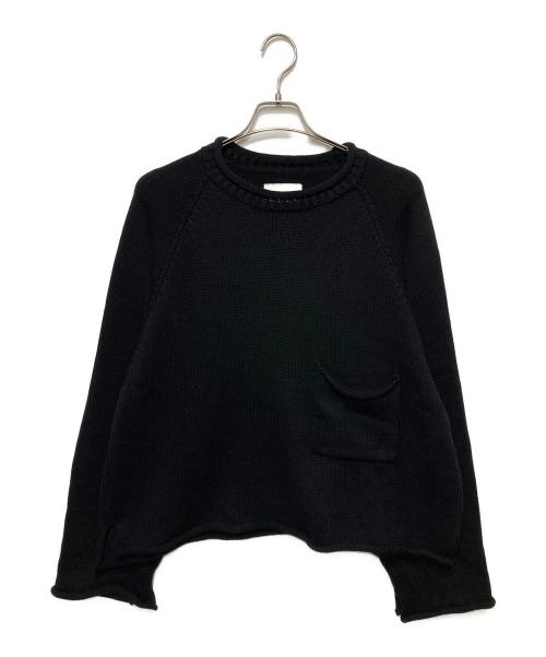 ANCELLM（アンセルム）ANCELLM (アンセルム) SHORT LENGTH KNIT ブラック サイズ:1の古着・服飾アイテム