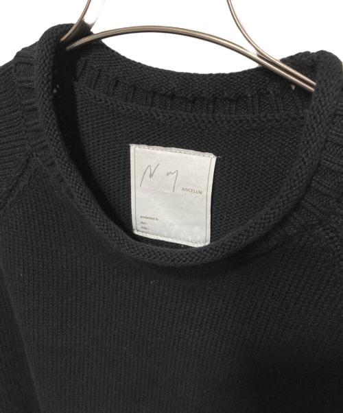 ANCELLM（アンセルム）ANCELLM (アンセルム) SHORT LENGTH KNIT ブラック サイズ:1の古着・服飾アイテム