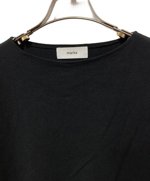 MARKA（マーカ）MARKA (マーカ) オーガニックコットン30/1引き揃えBD天竺 バスクシャツ ブラック サイズ:1の古着・服飾アイテム