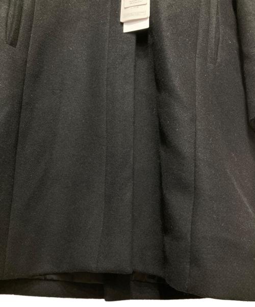 OPAQUE.CLIP（オペークドットクリップ）OPAQUE.CLIP (オペークドットクリップ) ウール混フーデットファーコート ブラック サイズ:Lの古着・服飾アイテム