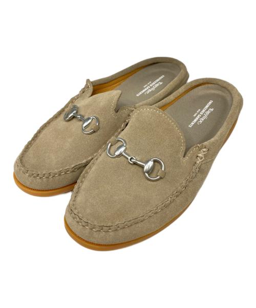 easy moc（イージーモック）easy moc (イージーモック) Engineered Garments (エンジニアドガーメンツ) モカシンシューズ ベージュ サイズ:7の古着・服飾アイテム