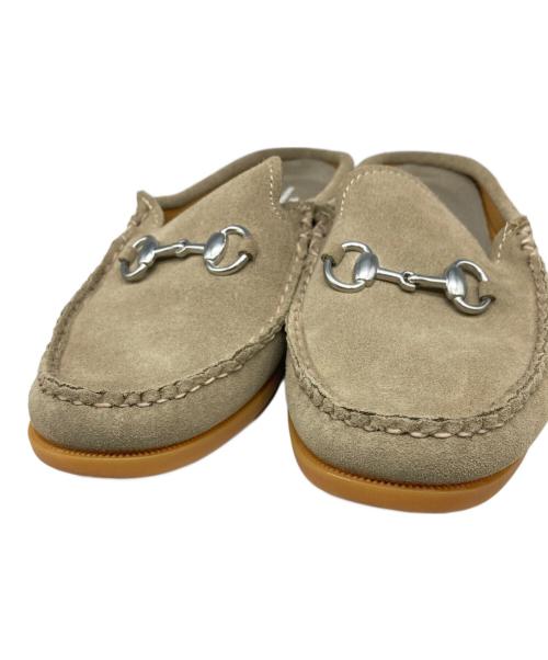 easy moc（イージーモック）easy moc (イージーモック) Engineered Garments (エンジニアドガーメンツ) モカシンシューズ ベージュ サイズ:7の古着・服飾アイテム