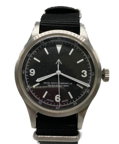 NAVAL WATCH（ナヴァル ウォッチ）NAVAL WATCH (ナヴァル ウォッチ) NEPENTHES (ネペンテス) MILITARY WATCH MIL.-06 SV/BK ブラックの古着・服飾アイテム