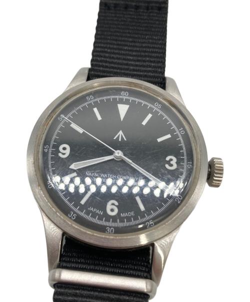 NAVAL WATCH（ナヴァル ウォッチ）NAVAL WATCH (ナヴァル ウォッチ) NEPENTHES (ネペンテス) MILITARY WATCH MIL.-06 SV/BK ブラックの古着・服飾アイテム