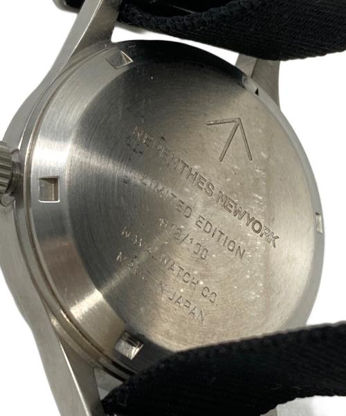 NAVAL WATCH（ナヴァル ウォッチ）NAVAL WATCH (ナヴァル ウォッチ) NEPENTHES (ネペンテス) MILITARY WATCH MIL.-06 SV/BK ブラックの古着・服飾アイテム