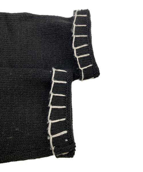 Matin Kim（マーティン・キム）Matin Kim (マーティン・キム) オーバーサイズロゴニット ブラック サイズ:freeの古着・服飾アイテム