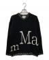 Matin Kim（マーティン・キム）の古着「オーバーサイズロゴニット」｜ブラック