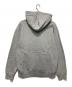 Supreme (シュプリーム) ENAMEL SMALL BOX HOODED SWEATSHIRT グレー サイズ:L：14000円