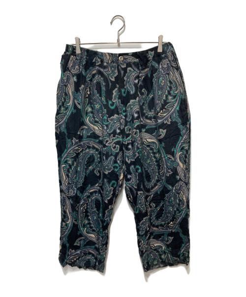 TIGHTBOOTH PRODUCTION（タイトブースプロダクション）TIGHTBOOTH PRODUCTION (タイトブースプロダクション) ペイズリー柄 バギーパンツ ネイビー サイズ:Lの古着・服飾アイテム
