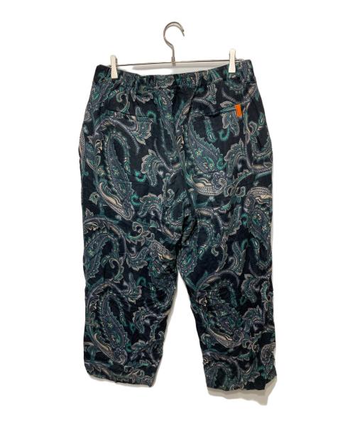 TIGHTBOOTH PRODUCTION（タイトブースプロダクション）TIGHTBOOTH PRODUCTION (タイトブースプロダクション) ペイズリー柄 バギーパンツ ネイビー サイズ:Lの古着・服飾アイテム
