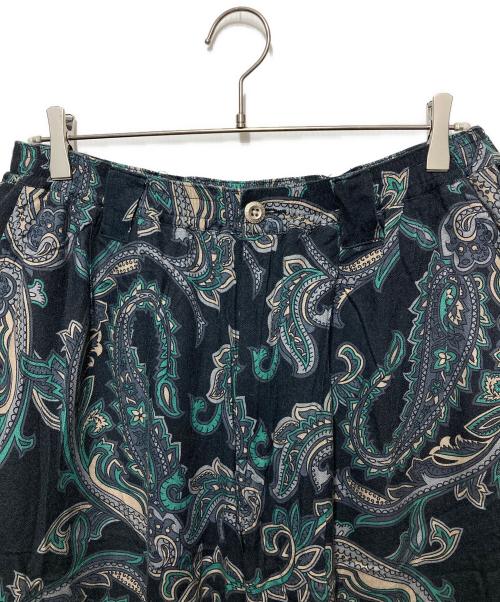 TIGHTBOOTH PRODUCTION（タイトブースプロダクション）TIGHTBOOTH PRODUCTION (タイトブースプロダクション) ペイズリー柄 バギーパンツ ネイビー サイズ:Lの古着・服飾アイテム