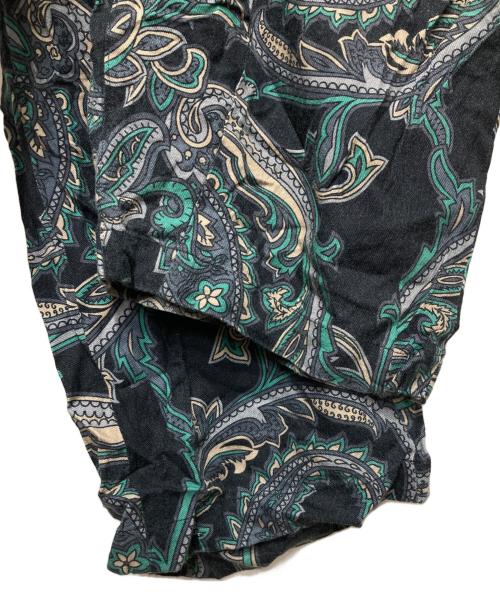 TIGHTBOOTH PRODUCTION（タイトブースプロダクション）TIGHTBOOTH PRODUCTION (タイトブースプロダクション) ペイズリー柄 バギーパンツ ネイビー サイズ:Lの古着・服飾アイテム