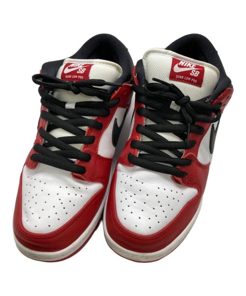 NIKE SB（ナイキエスビー）NIKE SB (ナイキエスビー) DUNK LOW J-PACK CHICAGO レッド×ホワイト サイズ:27.5cmの古着・服飾アイテム