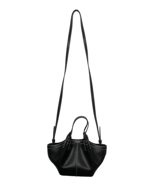 FOLNUA（フォルニュア）FOLNUA (フォルニュア) PETIT SHELL BAG ブラックの古着・服飾アイテム