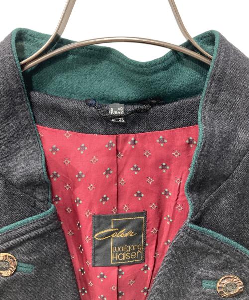 USED（ユーズド）USED (ユーズド) WOLF GANG HAISER チロリアンジャケット グレー サイズ:40の古着・服飾アイテム