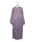 ne quittez pas (ヌキテパ) Cotton Gauze Leaf Embroidery Yoke Dress パープル サイズ:S 未使用品：15000円