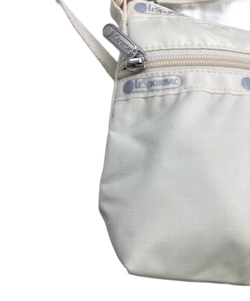 LeSportsac（レスポートサック）LeSportsac (レスポートサック) green label relaxing (グリーンレーベルリラクシング) 別注ショルダーバッグ アイボリーの古着・服飾アイテム